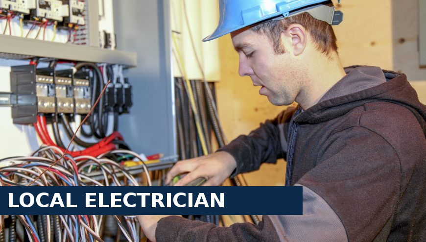 Local electrician Gordon Hill